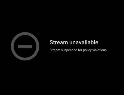 Stream unavailable stream suspended for policy violations